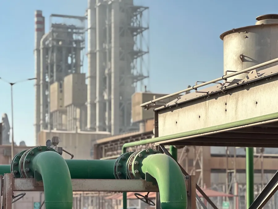 Industrial pump piping and rotating equipment