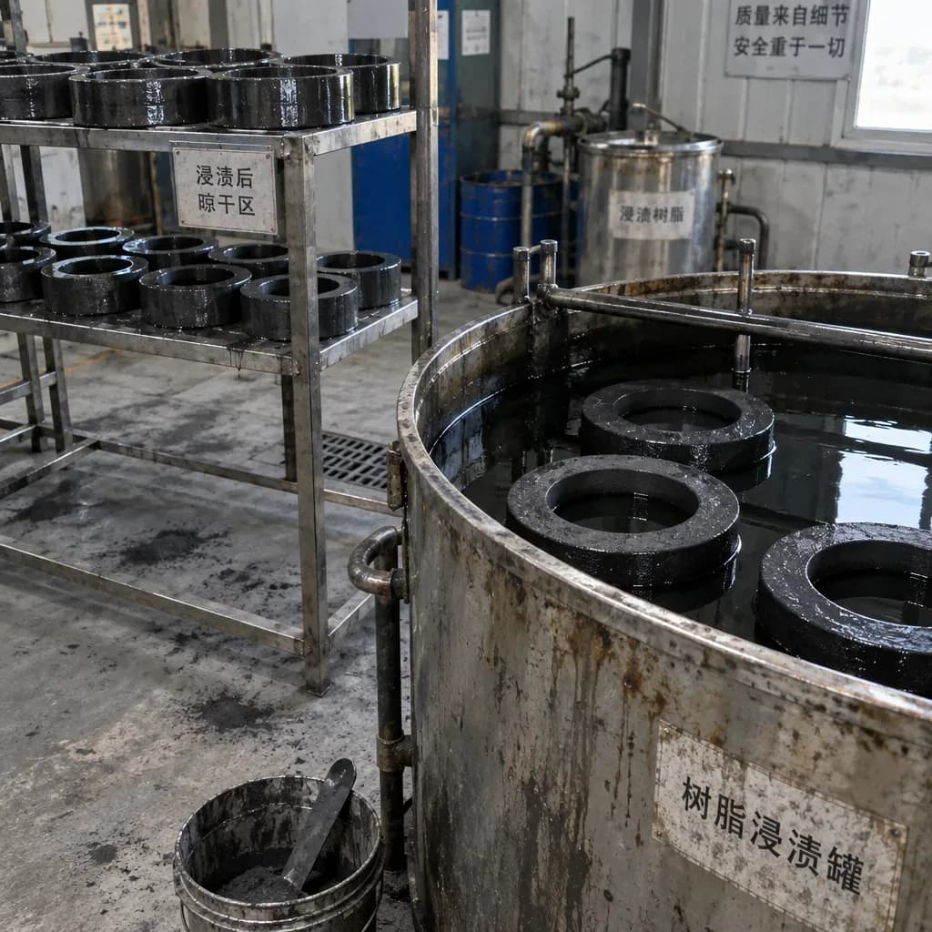 Graphite impregnation process