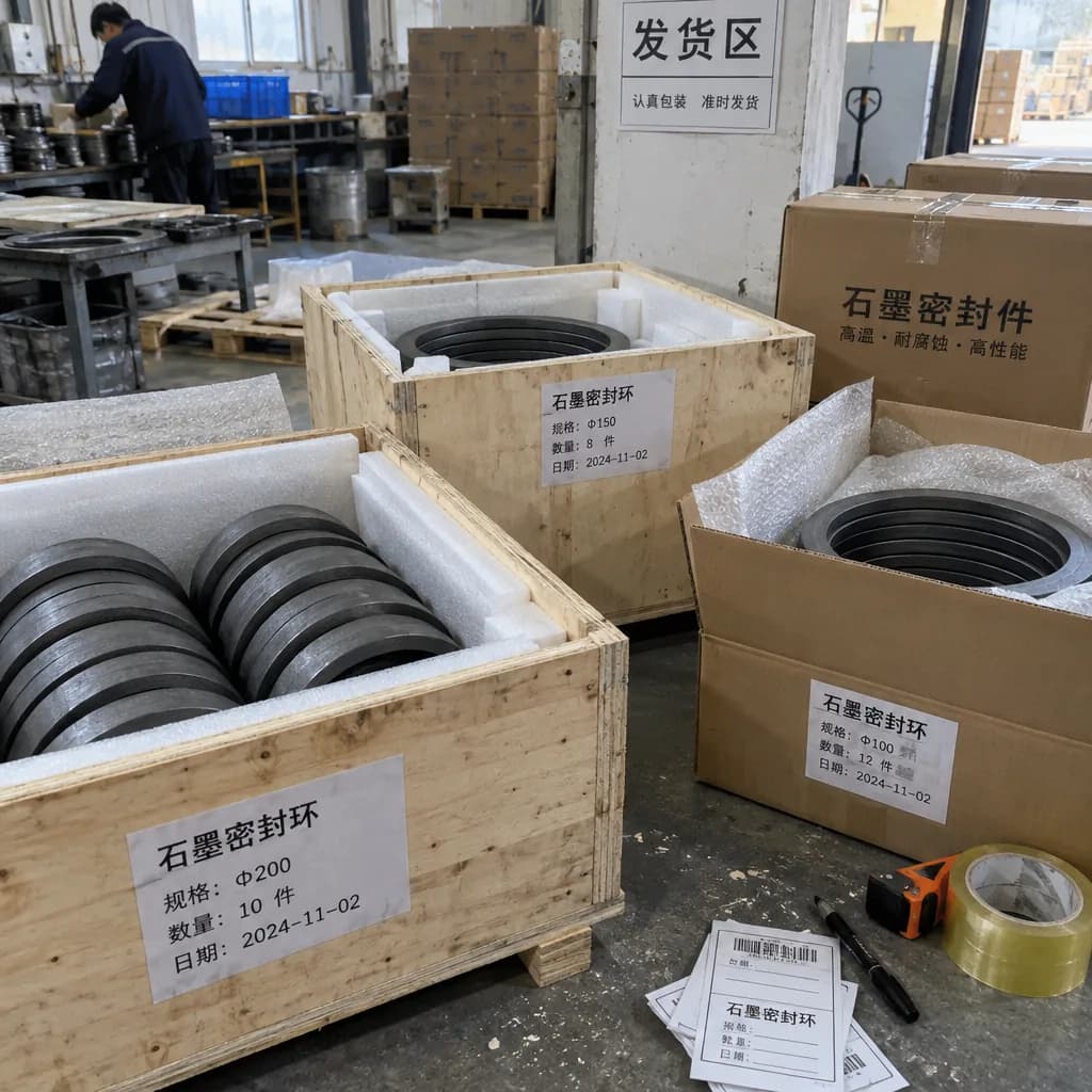 Wooden case packing & shipment